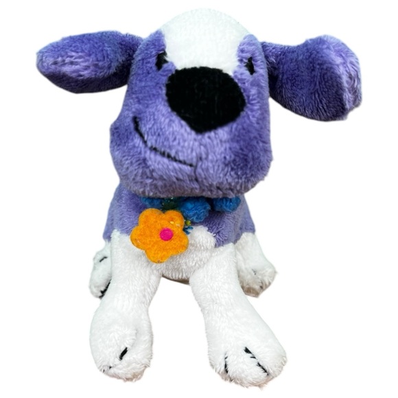 2003 Vintage Plush Toy Groovy Girls Dolls Accessories Puppy Flower Collar  AS IS - Picture 1 of 6